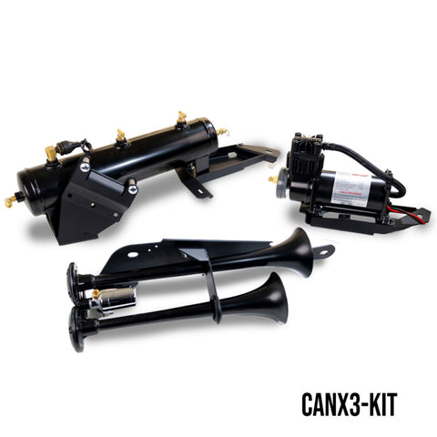 Kleinn 17-21 Can-Am Maverick X3 Onboard Air System w/ Model 102-1 Horns - CANX3-KIT