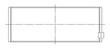 ACL Holden 2.4L C24SE Standard Size Trimetal Rod Bearing Set - 4B2322HX-STD