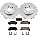 Power Stop 94-96 Cadillac DeVille Rear Z17 Evolution Geomet Coated Brake Kit - CRK3115