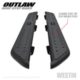 Westin 09-18 Dodge RAM 1500 Crew Cab Outlaw Nerf Step Bars - 58-53565