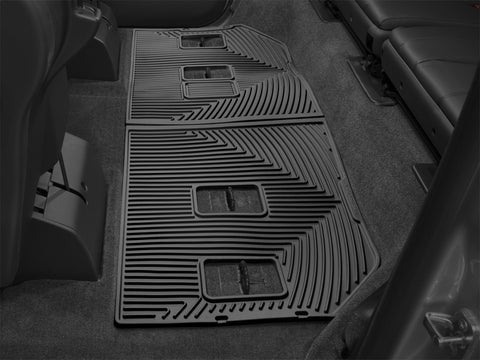WeatherTech 07-10 Chevrolet Suburban Rear Rubber Mats - Black - W264