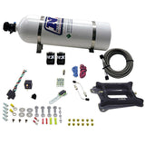 Nitrous Express 4150 4-BBL/Alcohol Nitrous Kit (50-300HP) w/15lb Bottle - 30045-15