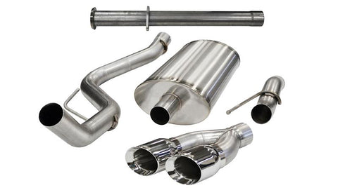 Corsa 2011-2014 Ford F-150 Raptor 6.2L V8 145in Wheelbase Polished Xtreme Cat-Back Exhaust - 14760