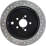 StopTech 08-10 Impreza WRX (Exc STi)/08-10 Impreza Coupe/Sedan Slotted & Drilled Right Rear Rotor - 127.47029R