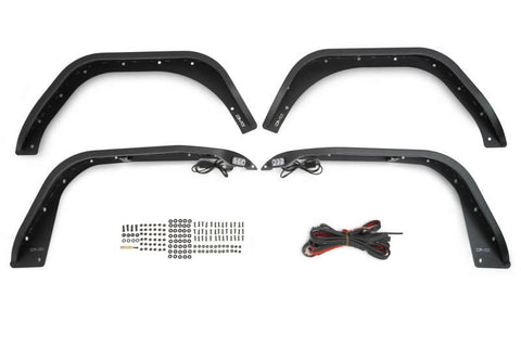 DV8 Offroad 18-23 Jeep Wrangler JL Slim Fender Flares - FDJL-07