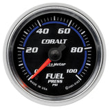 Autometer Cobalt 52mm 100 PSI Electronic Fuel Pressure Gauge - 6163