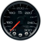 Autometer Spek-Pro - Nascar 2-1/16in Oil Temp 100-300F Bcb Ecu - P52232