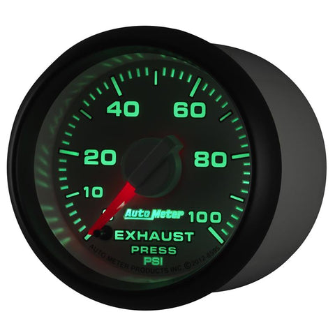 Autometer Factory Match Exhaust Pressure Gauge 2-1/16in 0-100 PSI FSE Dodge - 8595
