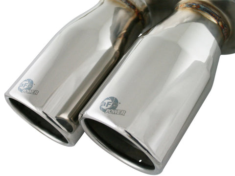 aFe MACHForce XP Exhaust Cat-Back 2.5in Dia SS-304 Polished Tips 07-13 BMW M3 (E92/93) V8 4.0L - 49-36312-P