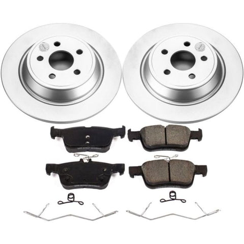 Power Stop 17-18 Lincoln Continental Rear Z17 Evolution Geomet Coated Brake Kit - CRK7417