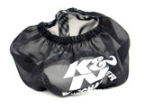 K&N Precharger Air Filter Wrap Oval Black - YA-2088PK
