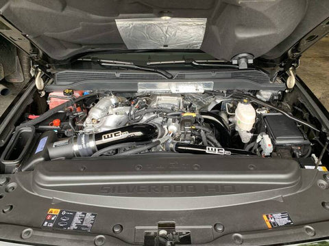 Wehrli 17-19 Chevrolet 6.6L L5P Duramax 4in Intake Pipe (Use w/OEM Air Box) - Gloss White - WCF100709-GW