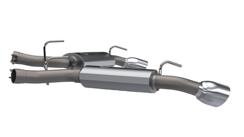 QTP 10-13 Chevrolet Camaro SS 6.2L 304SS AR3 Axle Back Exhaust w/4.5in Tips - 600110