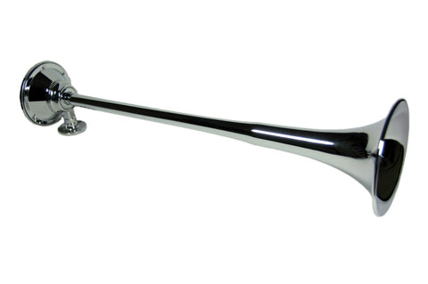 Kleinn Chrome Roof Mount Single Horn/ 21.5In - Chrome-Plated Spun Copper - 411