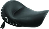 Mustang 06-17 Harley Dyna Standard Touring Solo Seat w/Studs - Black - 76106