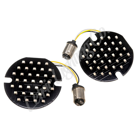 Letric Lighting Flat Styl Insrt 1157 Frnt Amb - LLC-FL7A