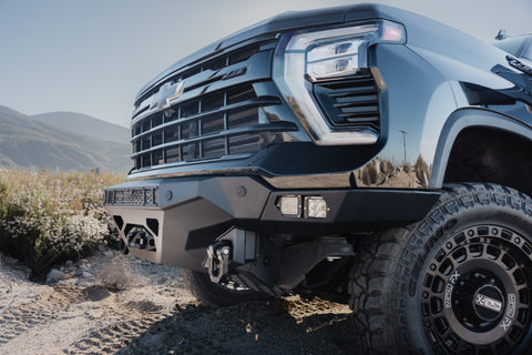 DV8 Offroad 24-26 Chevy Silverado 2500/3500 Spec Series Front Bumper - FBCS2-04