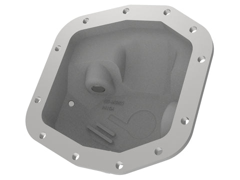 aFe Street Series Front Differential Cover Raw 2018+ Jeep Wrangler (JL) V6 3.6L (Dana M186) - 46-71010A