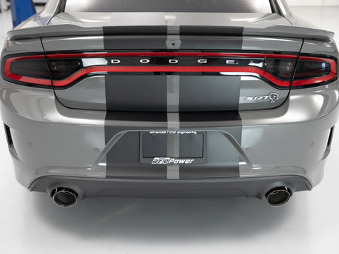 aFe MACH Force-XP 4-1/2in Polished OE Replacement Exhaust Tips - 15-19 Dodge Charger/Hellcat - 49C32068-P