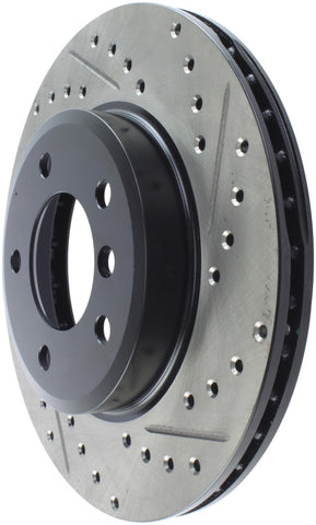 StopTech Power Slot 01-02 BMW Z3 / 03-09 Z4 / 3 Series Front Left Drilled & Slotted Rotor - 127.34048L