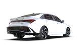 Rally Armor 24-26 Hyundai Elantra Black Mud Flap White Logo - MF119-UR-BLK-WH
