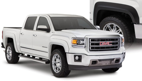 Bushwacker 14-15 GMC Sierra 1500 Extend-A-Fender Style Flares 4pc - Black - 40961-02