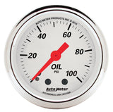 AutoMeter Gauge Kit 5 Pc. 3-1/8in. & 2-1/16in. Mech. Speedo. Wtmp & Oilp Arctic Wht - 1311