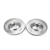 Power Stop 07-09 Mercedes-Benz E350 Front Evolution Drilled & Slotted Rotors - Pair - EBR861XPR