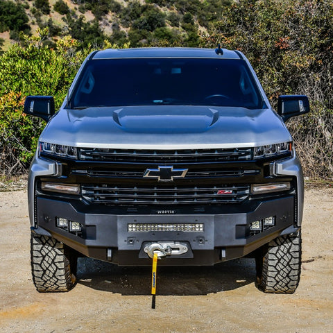 Westin 19-21 Chevrolet Silverado 1500 (Excl. Diesel & LD) Pro-Series Front Bumper - Textured Black - 58-411215