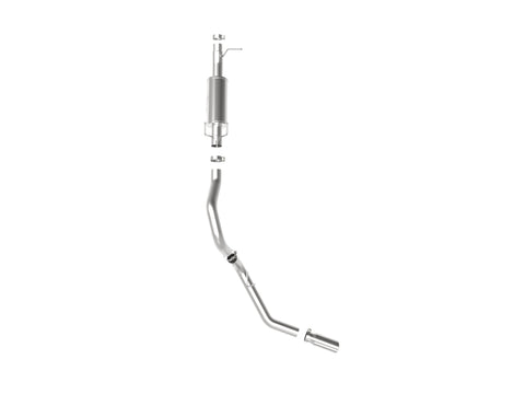 aFe Apollo GT Series 3-1/2in 409 SS Axle-Back Exhaust 17-20 Ford F-250/F-350 w/ Polished Tips - 49-43116-P