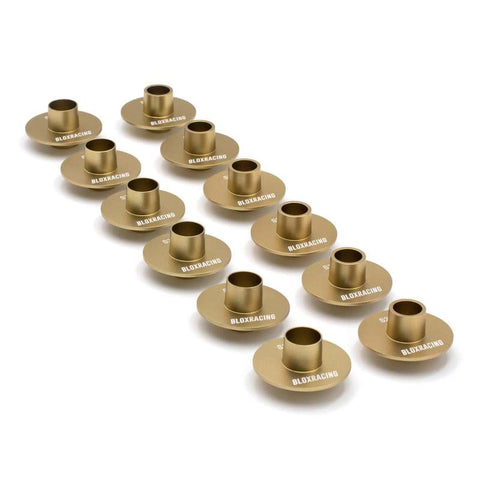 BLOX Racing Subframe Hard Collar Kit for All S2000 - Front and Rear total 12 Pieces (Gold) - BXSS-20604
