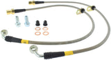 StopTech 10+ Camaro LS/LT V6 Stainless Steel Rear Brake Lines - 950.62510