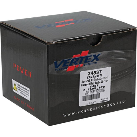 Vertex Piston 2017 Can-Am Maverick X3 900cc Cast Replica Piston Kit - 24537