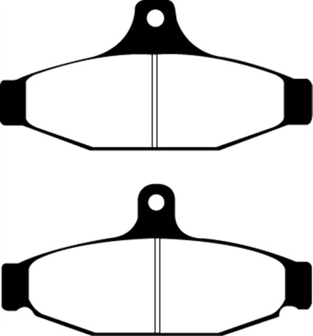 EBC 85-88 Chevrolet Camaro (3rd Gen) 2.8 (Performance Package) Greenstuff Rear Brake Pads - DP21167