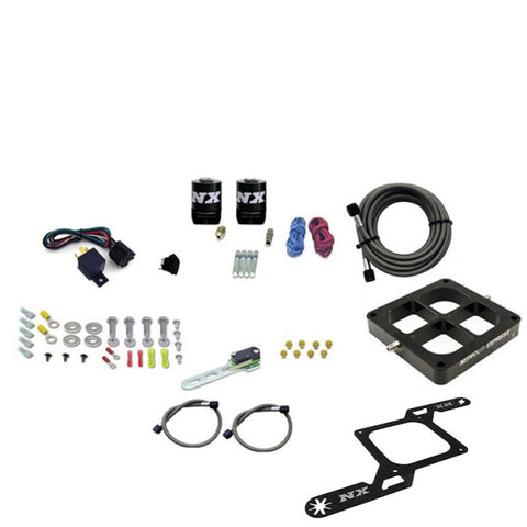 Nitrous Express Dominator Single Entry Billet Crossbar Pro-Power Nitrous Kit (100-500HP) w/o Bottle - 63570-00