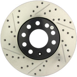 StopTech 96-7/04 Audi A4 / 95-01 A6 / 7/98-05 VW Passat Right Front Slotted and Drilled Rotor - 127.33039R
