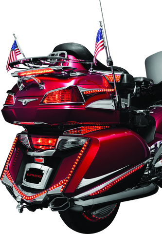 Kuryakyn L.E.D. Lighted Trunk Lid Handle 01-17 GL1800 Chrome - 3215