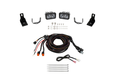 Diode Dynamics 2022+ Ford Maverick, C2 Sport Stage Series Ditch Light Kit White Combo - DD7758