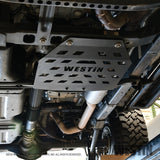 Westin/Snyper 18-21 Jeep Wrangler JL Transfer Case Skid Plate - Textured Black - 42-21085