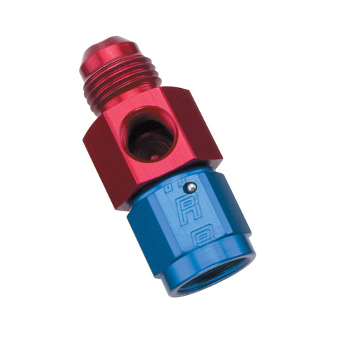 Russell Performance -4 AN Fuel Pressure Take off (Red/Blue) - 670290
