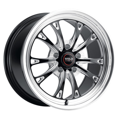 Weld S157 17X10 Belmont Drag 5X112 ET40 BS7.1 Gloss Black MIL Dia 78.1 - S15770045P40
