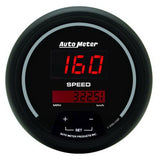 AutoMeter Gauge Kit 5 Pc. 3-3/8in. & 2-1/16in. Elec Speedo Digital Black Dial W/ Red Led - 6300