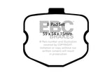 EBC 10-13 Chevrolet Corvette (C6) 6.2 Grand Sport Redstuff Front Brake Pads - DP31771/3C