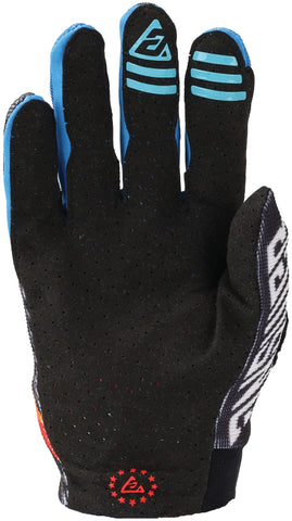 Answer Aerlite Drip Gloves Black/White/Rainbow Youth - Large - 442834