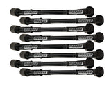 Moroso GM LS 11in Long Coil On Plug 90 Deg Plug Sleeved Ultra Spark Plug Wire Set - Black - 51534
