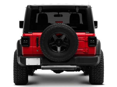 Raxiom 18-23 Jeep Wrangler JL Axial Series Linear LED Tail Lights- Blk Housing (Smoked Lens) - J170483