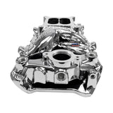 Edelbrock RPM Air-Gap Intake Manifold for Big-Block Chevy Oval Port - Chrome Plasma Finish - 7561-CP
