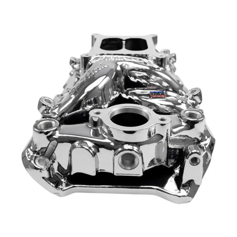 Edelbrock RPM Air-Gap Intake Manifold for Big-Block Chevy Oval Port - Chrome Plasma Finish - 7561-CP
