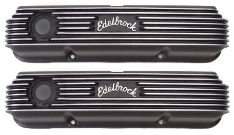 Edelbrock Valve Cover Classic Series Ford 1958-1976 FE V8 Black - 41623