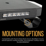 Putco 24in Hornet Light Bar - (Amber) LED Stealth Rooftop Strobe Bar - 950124